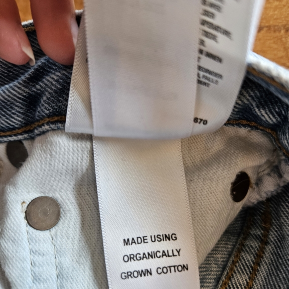 Agolde Size 23 Light Blue Straight Leg Jeans - Picture 13 of 15